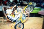 Steve Colley dans un wheeling triomphal