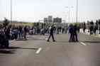 a pieds sur l'autoroute