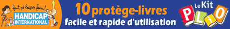 Handicap International protge-livres et tiquettes Titeuf